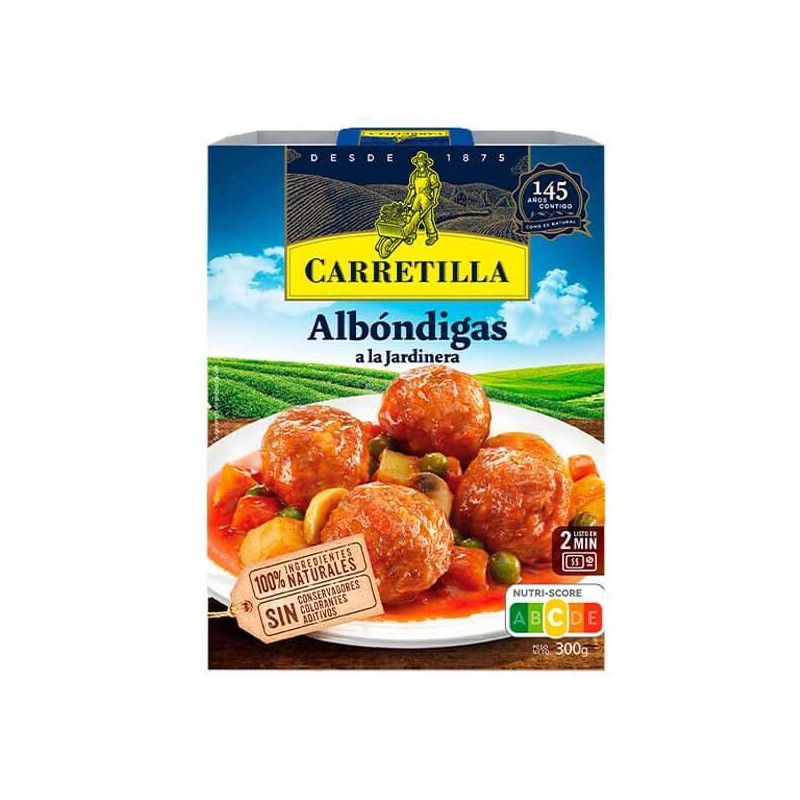 ALBONDIGAS JARDINERA CARRETILLA 300 GRS